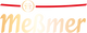 Logo mit dem Wort Meßmer in goldenen Verlaufsbuchstaben, einer roten geschwungenen Linie darüber und einem runden Emblem mit abstrakten goldenen Linien in der oberen Mitte.